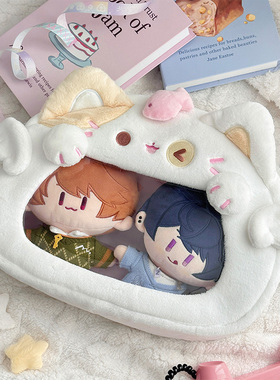 b品5折 气球暖暖星 现货 毛绒绒动物系列娃包小兔小猫小狗款包包