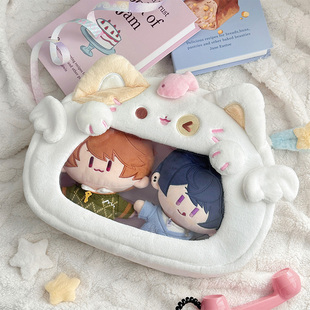 b品5折 气球暖暖星 现货 毛绒绒动物系列娃包小兔小猫小狗款包包