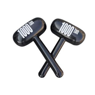 大号气球充气千吨大锤惩罚亲子互动游戏玩具儿童敲打加厚吹气棒槌