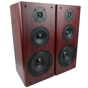 8寸音箱高中低三分频Hifi音箱优质木质8寸音箱家庭6D立体声音箱