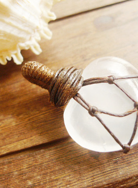 天然原石水晶手工编织