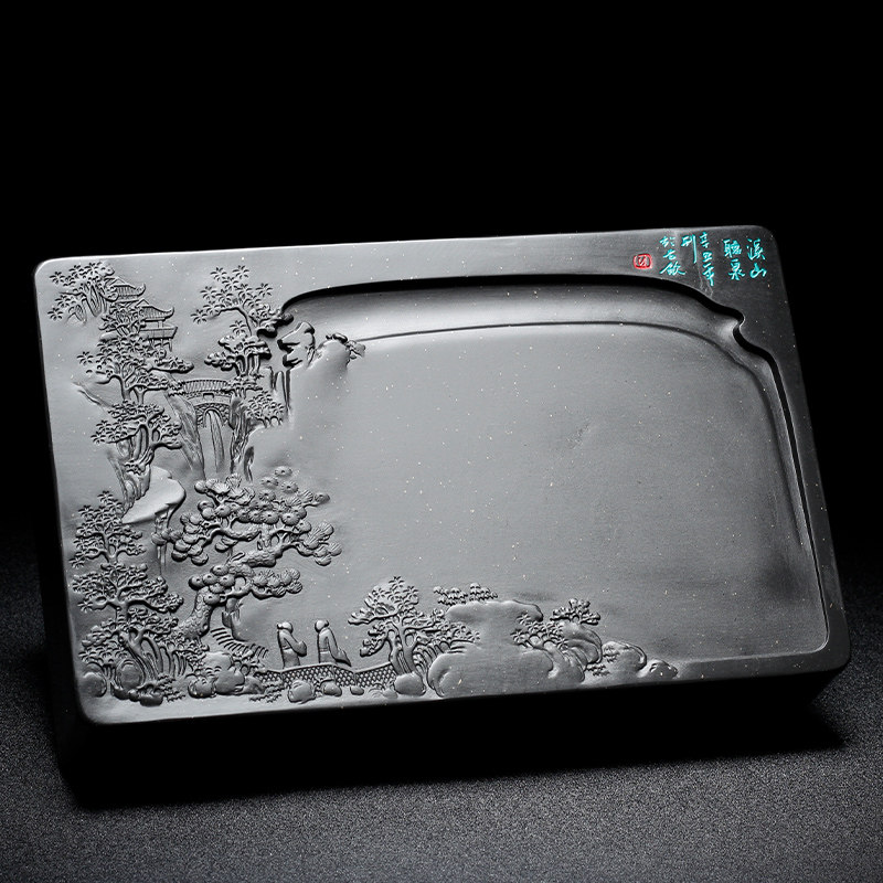 国家非遗高档黑龙尾磨墨安徽歙砚