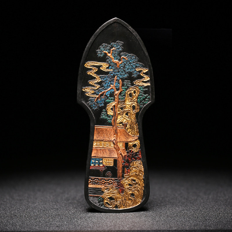 老墨徽墨书法文房四宝油烟墨块