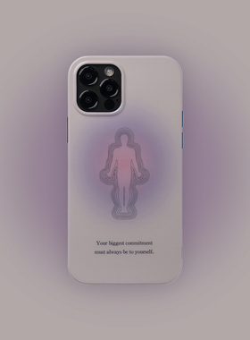 原创淡紫色渐变iPhone12Pro苹果11mini手机壳Xs光面MAX软保护套R