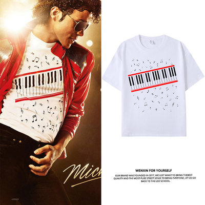 MJ迈克尔·杰克逊电影短袖T恤