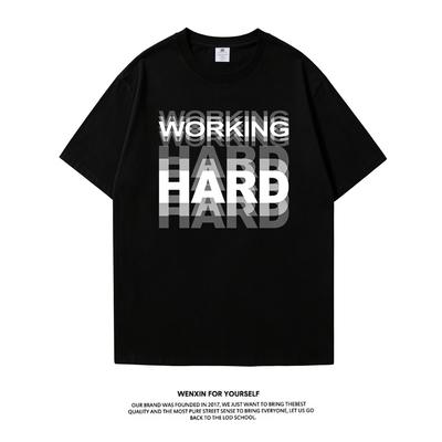 WORKINGHARD努力工作纯棉T恤