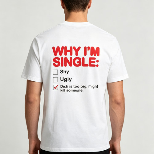 WHYIAMSINGLE单身短袖T恤