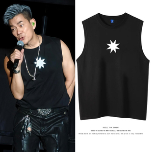 坎肩应援上衣服 背心T恤打底衫 任贤齐2026齐迹演唱会同款 周边无袖