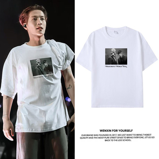 T恤男女纯棉应援宽松上衣服 周边短袖 王嘉尔演唱会MAGICMAN 2同款