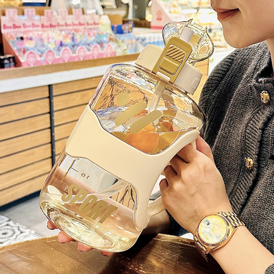 大容量吨吨桶2000毫升塑料杯