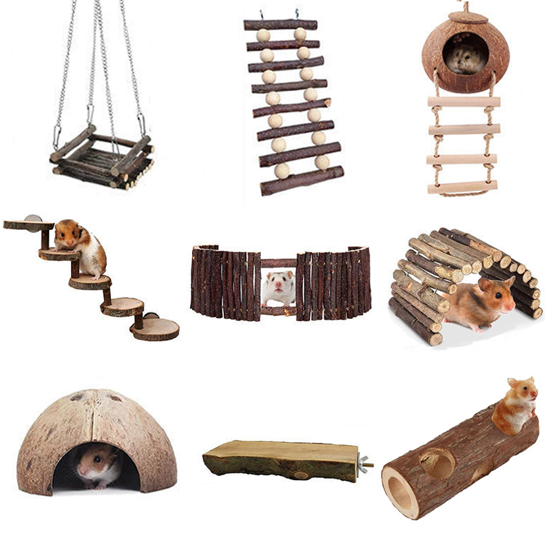 仓鼠玩具解闷自嗨造景躲避屋秋千
