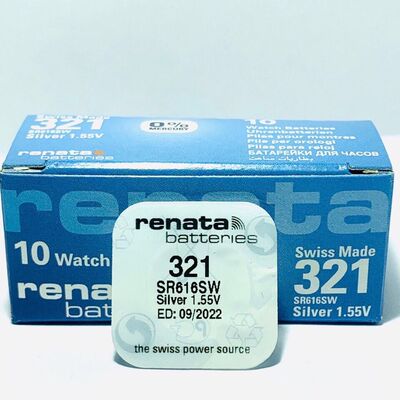 RENATA 瑞士616电池 321 SR616SW 321手表电池 321纽扣电池