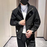 秋季男士工装外套夹克上衣社会小伙潮流高级感B323-JK04-P98，男装夹克，星座301C（原B323）