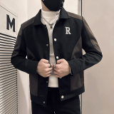 高品质有垫肩社会小伙外套男高级感痞帅夹克B323-JK09-P88控128，男装夹克，星座301C（原B323）