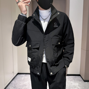秋季男士工装外套夹克上衣修身社会小伙高级感B323-JK04-P98图片