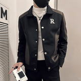 高品质有垫肩社会小伙外套男高级感痞帅夹克B323-JK09-P88控128，男装夹克，星座301C（原B323）