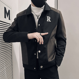 高品质有垫肩社会小伙外套男高级感痞帅夹克B323-JK09-P88控128，男装夹克，星座301C（原B323）