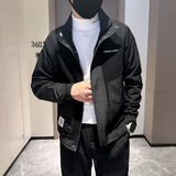 抖音夹克男潮流立领修身社会小伙高级感外套B323-JK06-P98，男装夹克，星座301C（原B323）