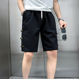 B323-DK11-P48控68社会小伙休闲短裤店主风男风流行五分裤，男装牛仔裤，星座301C（原B323）