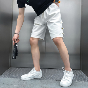 B323-DK11-P48控68社会小伙休闲短裤店主风男风流行五分裤图片