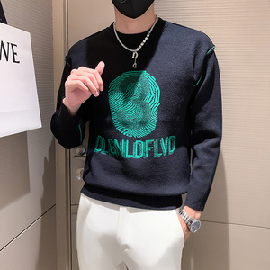 两面穿毛衣男潮牌高级感超好看圆领加厚秋款款流行 两色 M21-P78图片