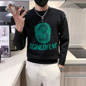 两面穿毛衣男潮牌高级感超好看圆领加厚秋款款流行 两色 M21-P78图片