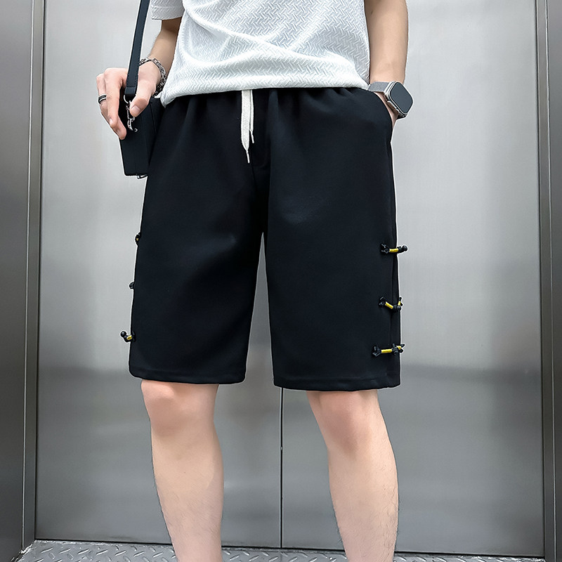 B323-DK11-P48控68社会小伙休闲短裤店主风男风流行五分裤,男装牛仔裤,星座301C（原B323）