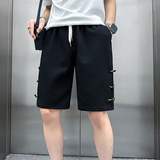B323-DK11-P48控68社会小伙休闲短裤店主风男风流行五分裤，男装牛仔裤，星座301C（原B323）