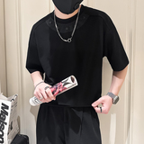 男士白色短袖夏季潮牌重磅T恤社会小伙店主风B323-DT56-P55，男装T恤，星座301C（原B323）