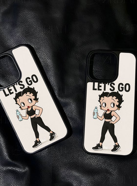 贝蒂运动持瓶手机壳大孔电镀黑框碳纤纹二合一磁吸适用苹果17promax华为小米17PROMAXMATE60PROPLUSPURA70ULT