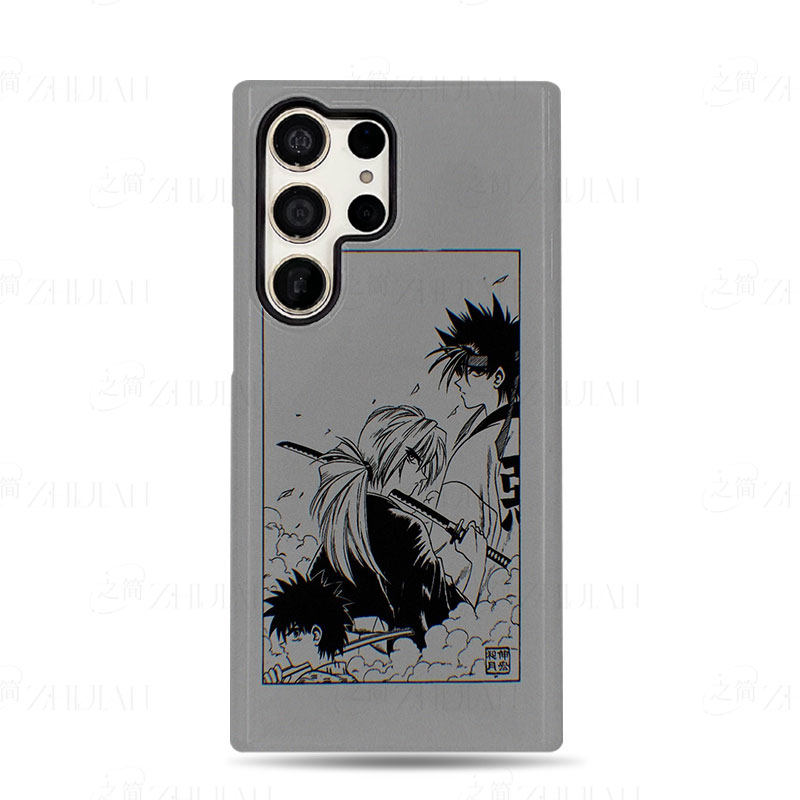 浪客剑心漫画磨砂磁吸手机壳大孔亮面硬壳适用苹果iphone18promax华为PURAXVIEWOPPORENO15C华为NOVA14PRO