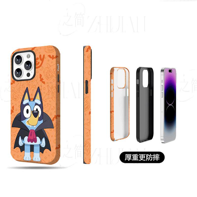 布鲁伊万圣节磨砂磁吸手机壳大孔亮面硬壳适用苹果iphone18promax华为PURAXVIEW华为MATE50PRO华为NOVA14活力