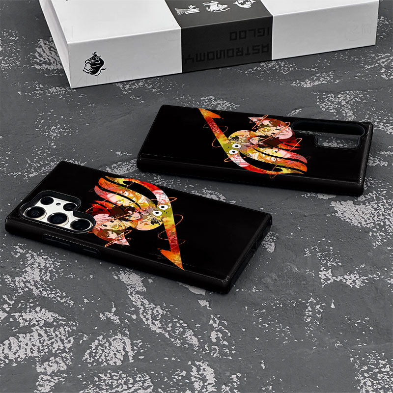 妖精尾巴群像磨砂磁吸手机壳大孔亮面硬壳适用苹果iphone18promax华为PURAXVIEW华为NOVA9PRO荣耀80PRO