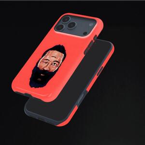哈登搞怪头像硬壳磨砂磁吸手机壳适用苹果iphone17promax华为小米15PROP80ULTRAP70ULTRAVIVOX200PROMINI