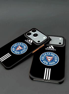 阿迪基尔队徽硬壳磨砂磁吸手机壳适用苹果iphone17promax华为P70PRO小米17PROMAX三星S25PLUSFINDX8至尊