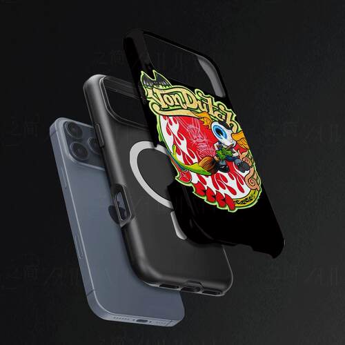 VonDutch飞眼标磨砂磁吸手机壳大孔亮面硬壳适用苹果iphone18promax华为PURAXVIEW荣耀X80I红米K70PRO