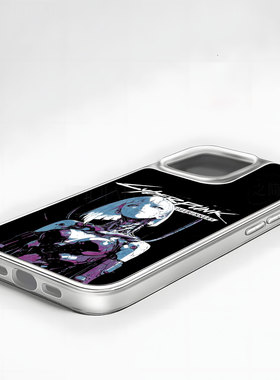 赛博机械少女手机壳大孔电镀黑框碳纤纹二合一磁吸适用苹果17promax华为PURA70PROPLUSPURA80ULTRAPURA80PROP