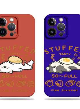 苹果17promax狗狗英文菲林情侣手机壳适用苹果华为三星S24PLUS真我gt8provivos50prominiNOVA14PROFINDX8PRO