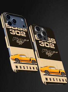 野马BOSS302硬壳磨砂磁吸手机壳适用苹果iphone17promax华为P80PRO荣耀MAGIC8PROFINDX8PROVIVOX200PROMINI