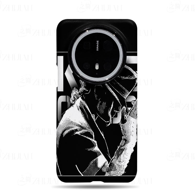 黑白杰克逊画磨砂磁吸手机壳大孔亮面硬壳适用苹果iphone18promax华为PURAXVIEW红米TURBO4PRO红米NOTE13PROP