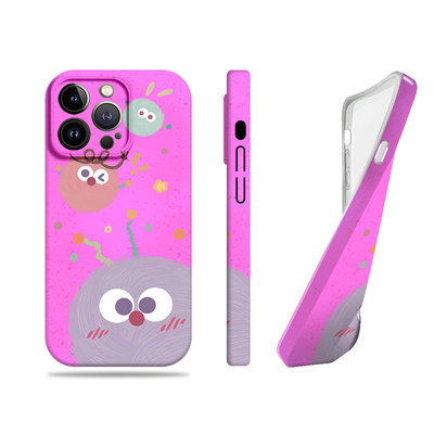 苹果17promax三只煤球菲林情侣手机壳适用苹果华为荣耀X70I小米13ULTRA荣耀MAGIC7PRO畅享80PRO麦芒11