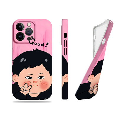 苹果17promax比耶胖胖男女菲林情侣手机壳适用苹果华为OPPOK12X荣耀畅玩70PLUSMATE60PRO+NOVA13PROMATE70PRO