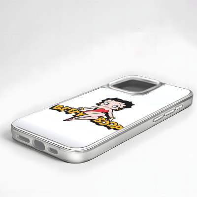 贝蒂坐字红裙手机壳大孔电镀黑框碳纤纹二合一磁吸适用苹果17promax华为PURA70ULTRAPURA80PROPLUS小米17PROM