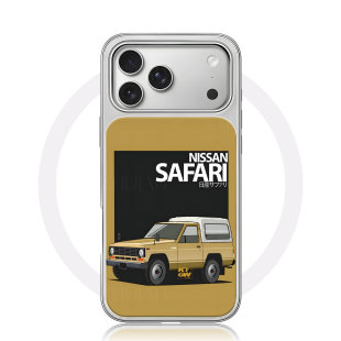 日产Safari车手机壳大孔电镀黑框碳纤纹二合一磁吸适用苹果17promax华为小米14PRO小米17PROMAXPURA80ULTRA