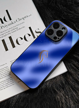 苹果17promax马头tr玻璃手机壳马年新年祝福有钱适用苹果华为畅享80PRO荣耀500proIQOO13IQOOZ10TURBO