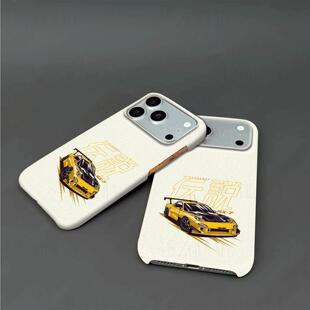 马自达RX7硬壳磨砂磁吸手机壳适用苹果iphone17promax华为P80ULTRAFINDX8至尊荣耀MAGIC8PRO荣耀400PRO