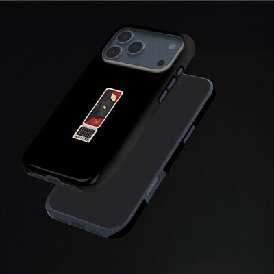 好运黑猫票根硬壳磨砂磁吸手机壳适用苹果iphone17promax华为小米14proMATE70PRO+荣耀MAGIC7PROVIVOX200S