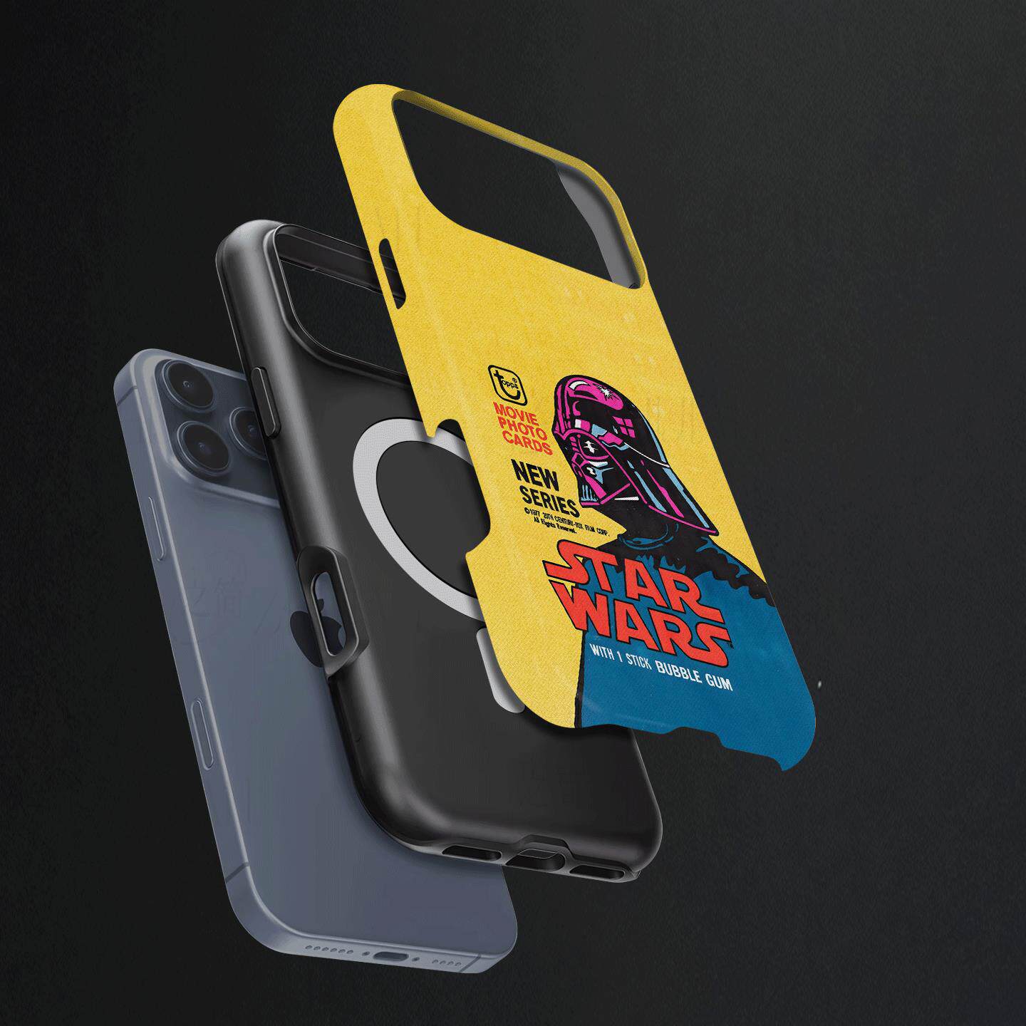 星战黑武士卡硬壳磨砂磁吸手机壳适用苹果iphone17promax华为三星S25PLUS荣耀MAGIC8PROVIVOX200SP60pro