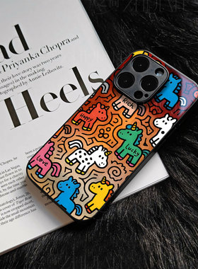 苹果17promax好多彩马玻璃手机壳马年新年祝福有钱适用苹果华为一加ACE5ProNOVA14至尊红米TURBO4PRO红米K80P