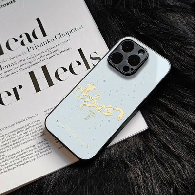 苹果17promax马年鸿运玻璃手机壳马年新年祝福有钱适用苹果华为荣耀X70IVIVOY300PROVIVOS20PRO荣耀MAGIC7PRO